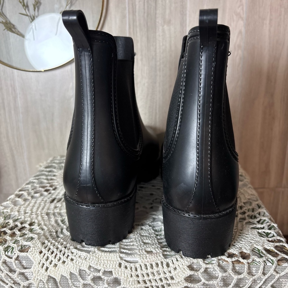 Nautica Black Women's Ankle Rain Boots - Picture 3 of 5